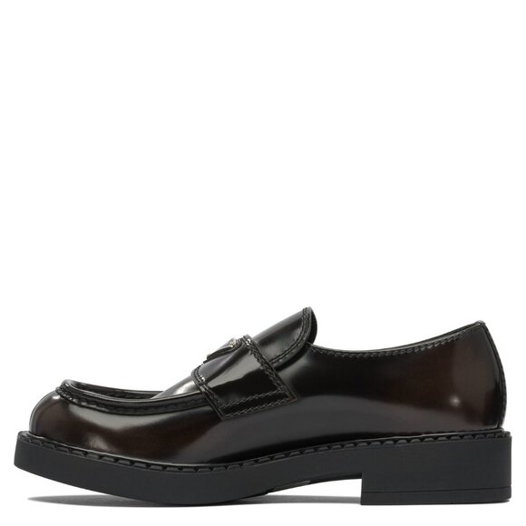 Prada 35Mm Chocolate Loafers UK 8 Men - Picture 3 of 5